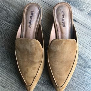 Jeffrey Campbell Mules sz8 (fits like a 7)